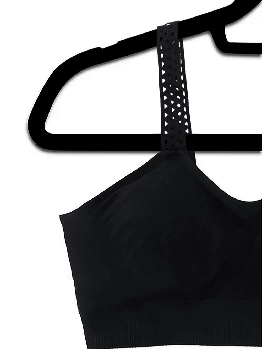 Strap-it’s BLACK LATTICE (attached to our plus black bra)